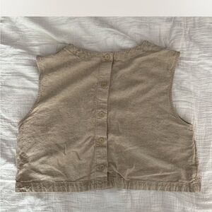 Size large (M/L) A New Day linen crop top